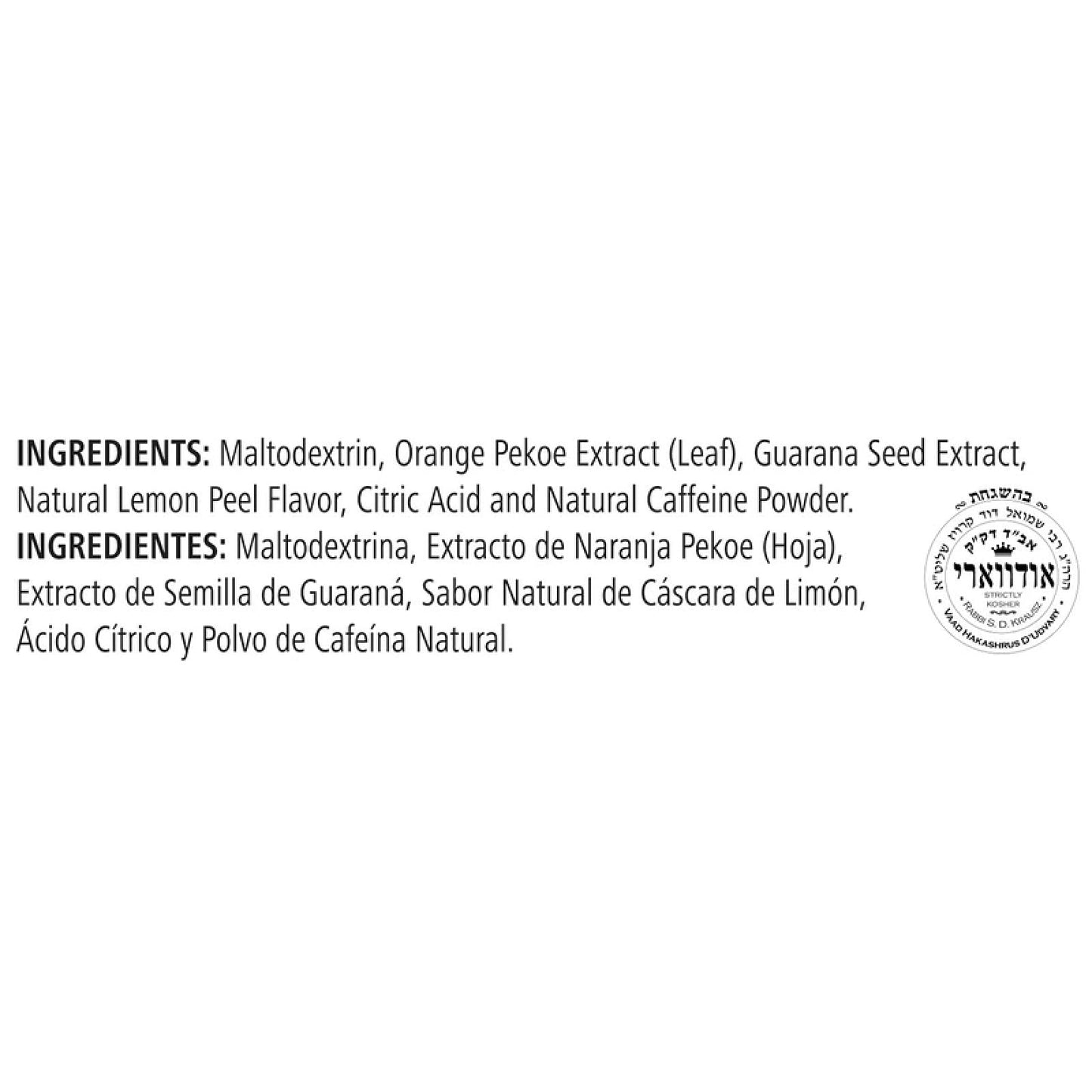HERBALIFE NRG NATURE'S RAW GUARANA POWDER TEA 2.1 OZ