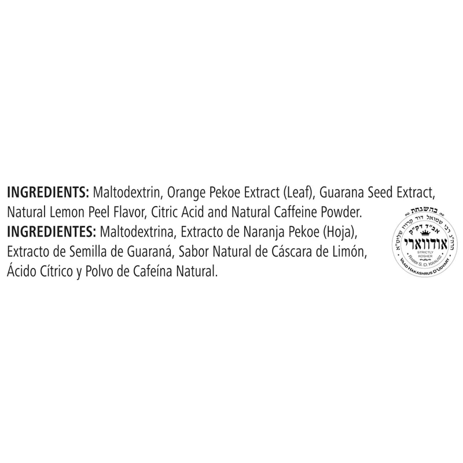 HERBALIFE NRG NATURE'S RAW GUARANA POWDER TEA 2.1 OZ
