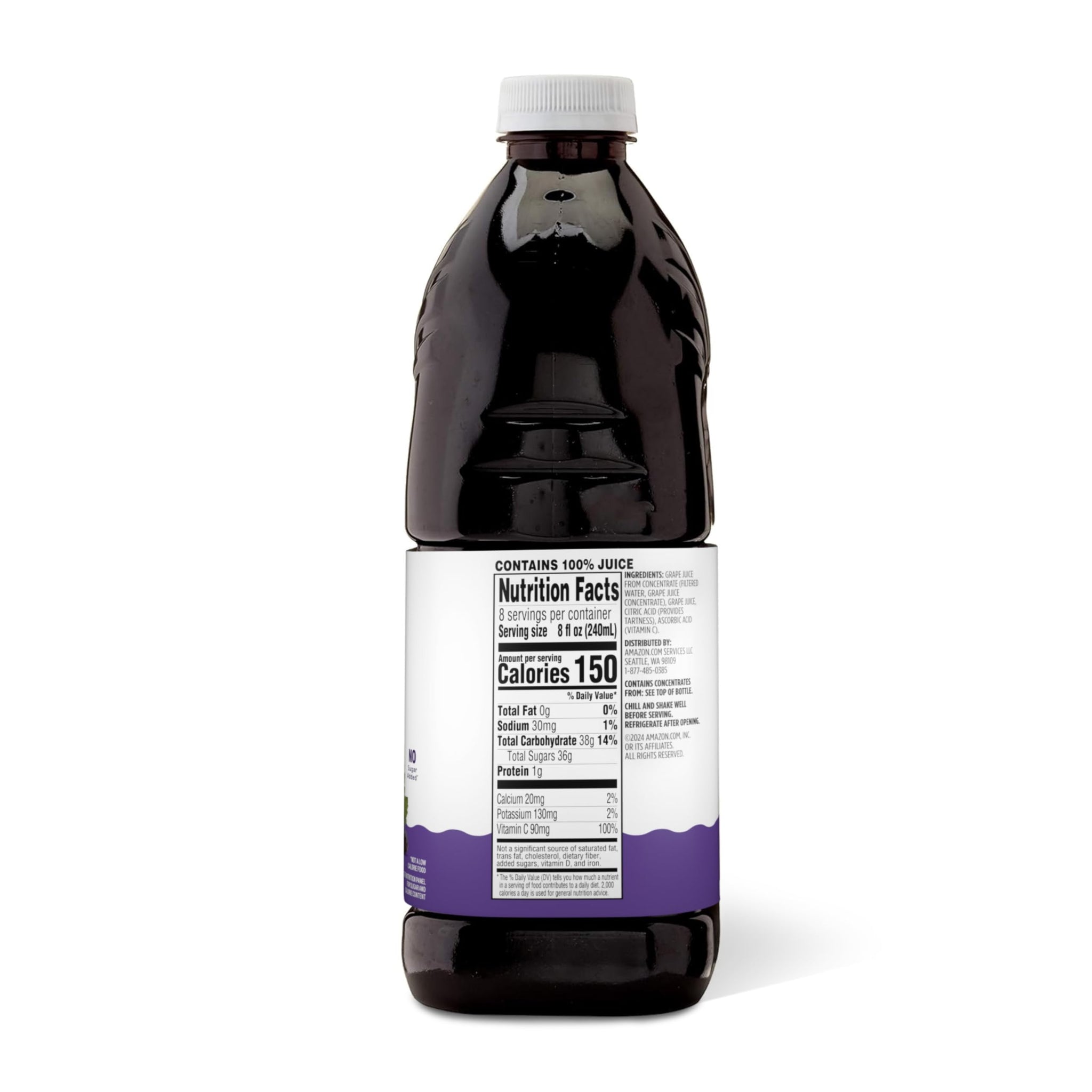 Amazon Grocery, Grape Juice, 64 Fl OZ