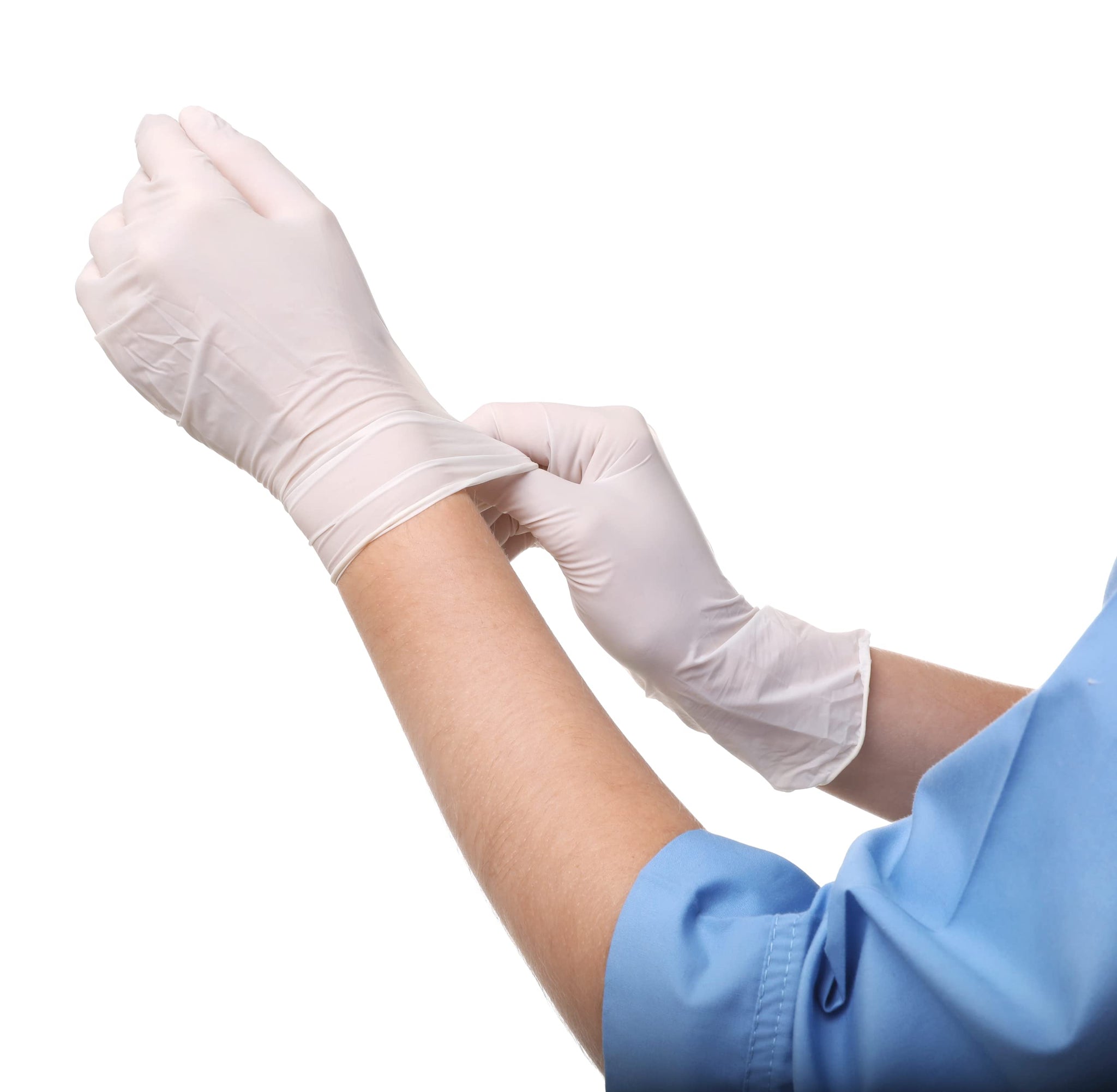 Perfectware All purpose latex gloves. Clear pack of 300 count. Large in size.