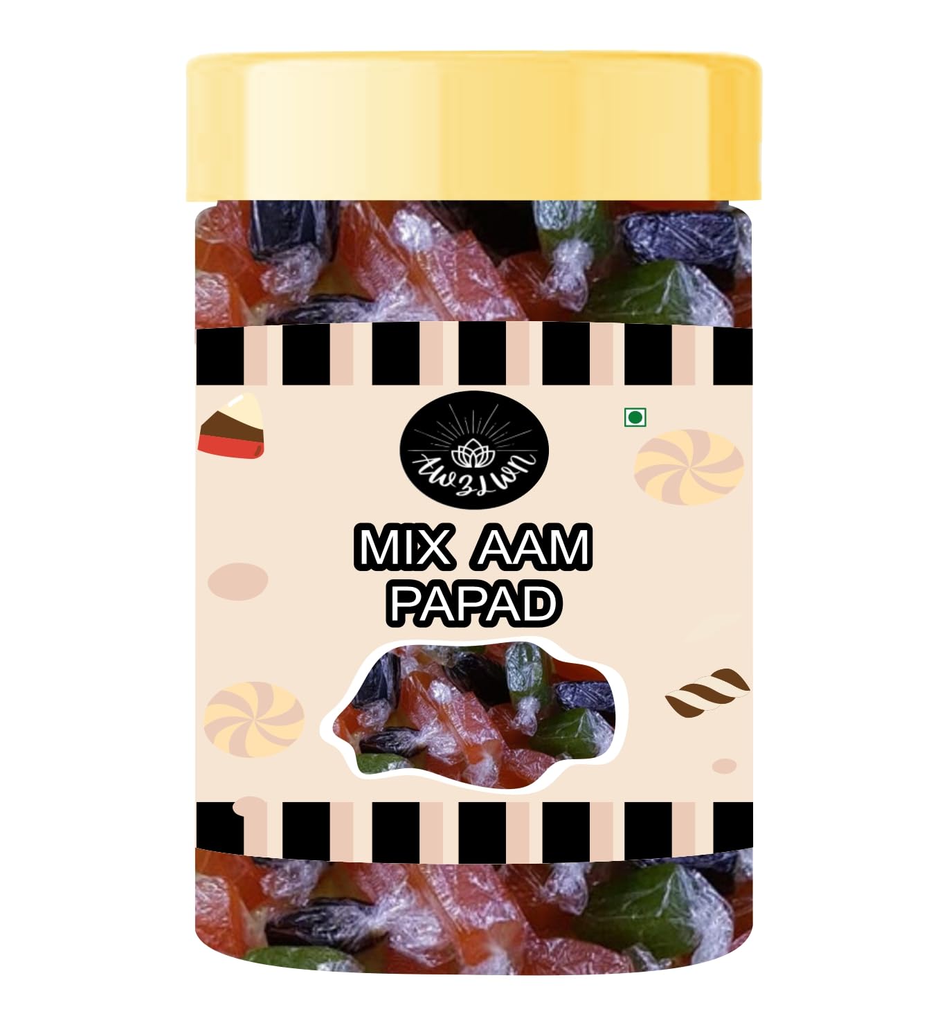 Awzlwn Indian Taste Candy (5.29 OZ / 150 GM, Mix Aam Papad)