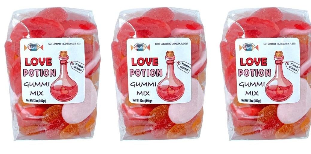 Love Potion Gummi Collection - Total wt. 36(Oz), Include: 3 pck of Love Potion Gummy,