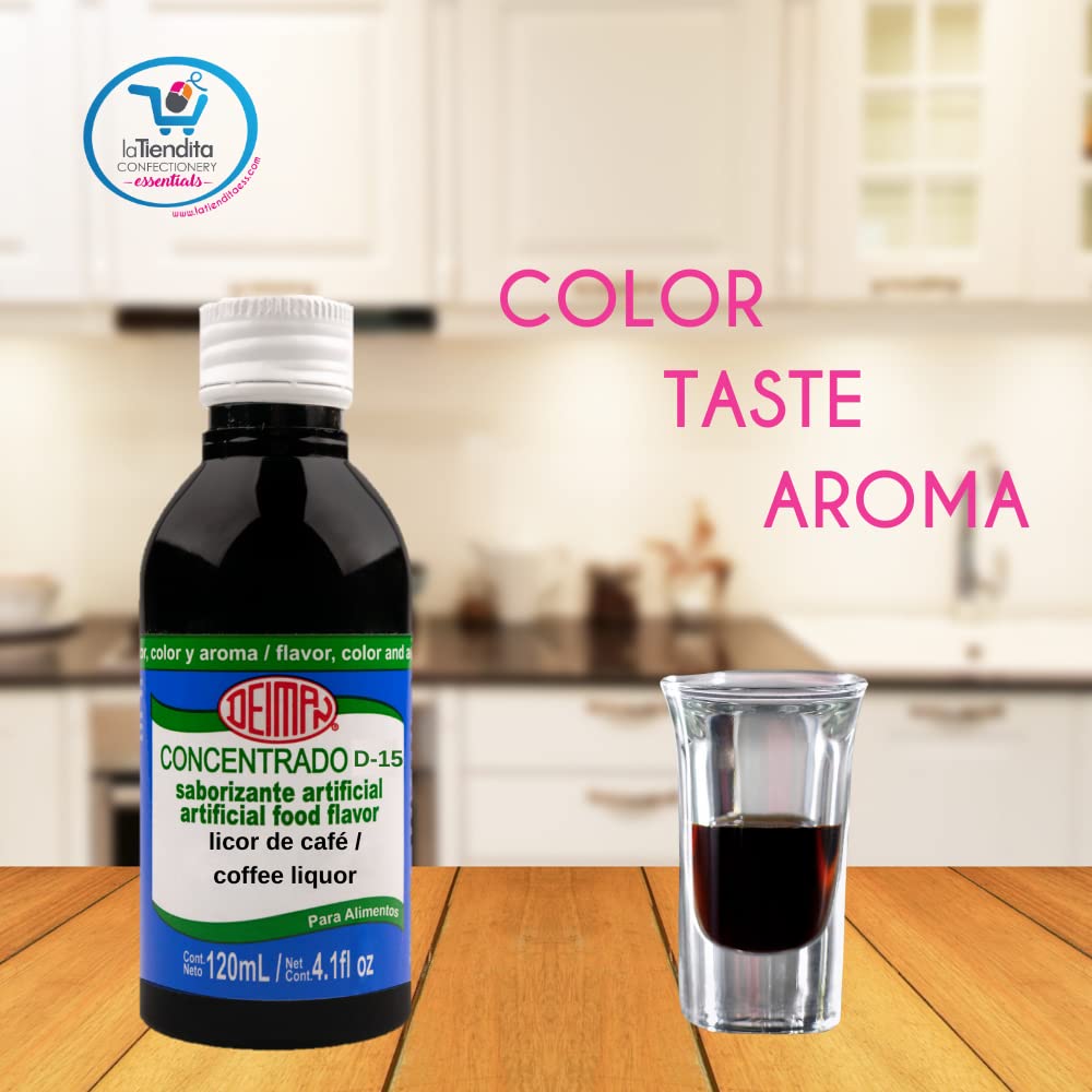 Deiman Artificial Food Flavoring Coffee Liquor Concentrate D-15(4 fl oz)