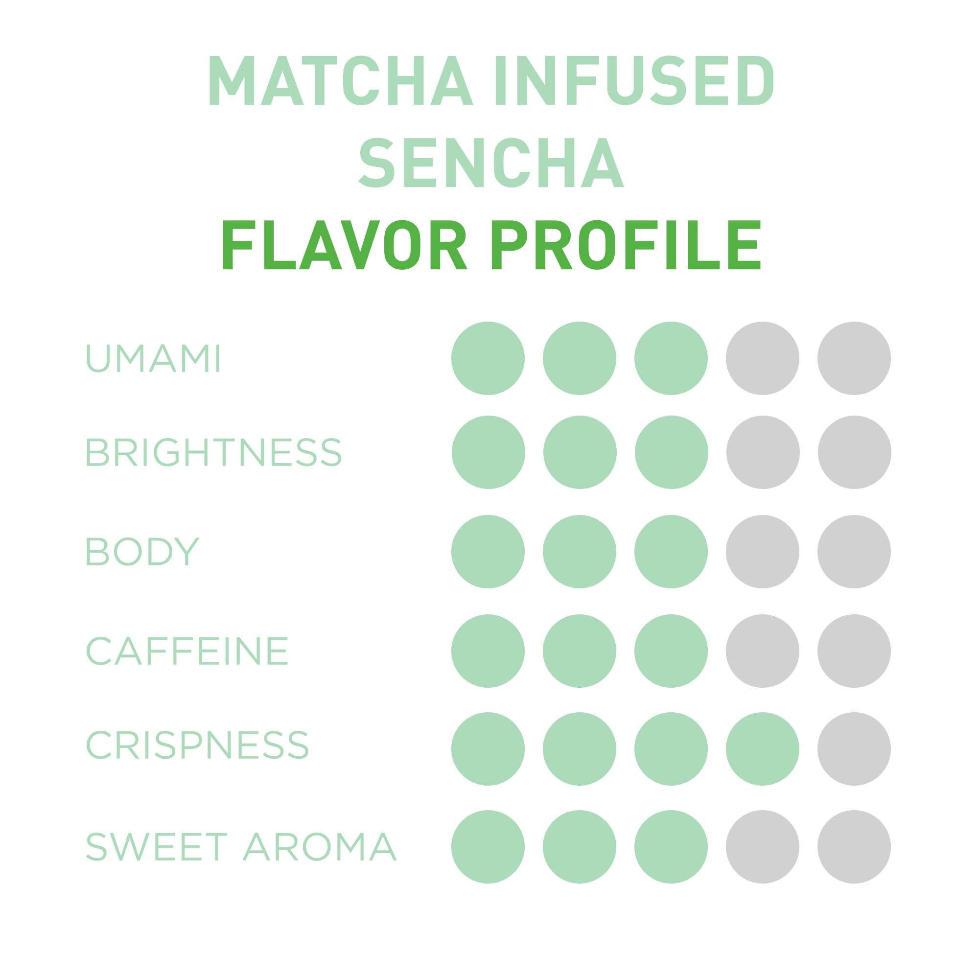 Aiya Organic Matcha Infused Sencha | Organic Ceremonial Matcha Green Tea, Organic Sencha | 10 Count