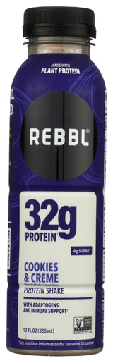 Rebbl Cookies & Creme Protein Shake, 12 FZ