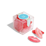 Sugarfina Sweet and Sour Gummies, Small Candy Cube, Pack of 3 | Sour Strawberries, Sugar Lips, Sour Rainbows