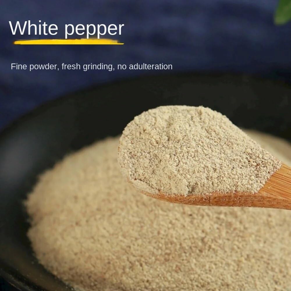 Zercumm White Pepper Powder Commercial Bag Brawn Soup Seasoning Catering Barbecue Seasoning White Pepper Powder