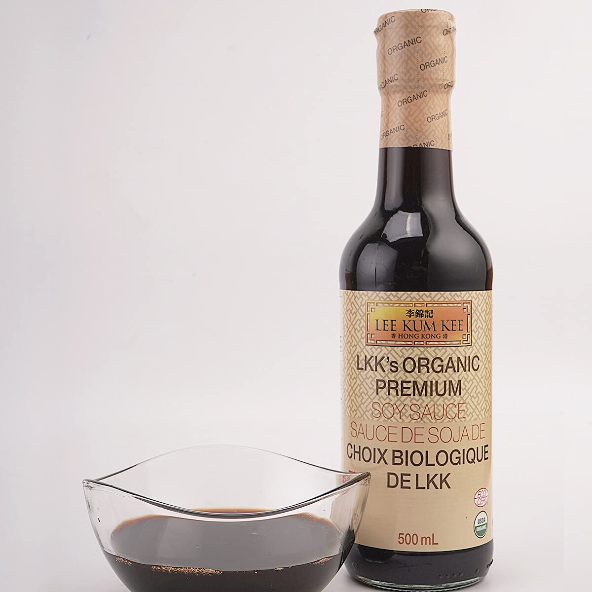 LEE KUM KEE Organic Premium Soy Sauce, 500 ML