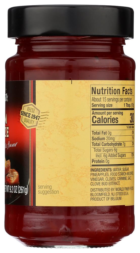 Reese Glaze, Ham, Jar, 9-Ounce (Pack of 6)