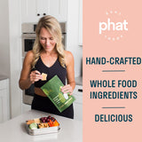 Real Phat Foods Almond Flour Crackers - Low Carb, Gluten-Free, Keto & Paleo Friendly Snack - 4.5 oz (Variety Pack of 5)