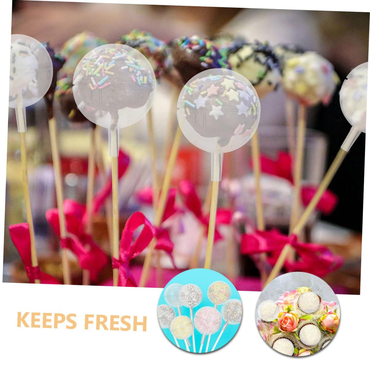 PAMINGONO 20pcs Clear Chocolate Holder Case with Lid Plastic Candy Packaging for Bouquets for Valentine Day and Special Occasions