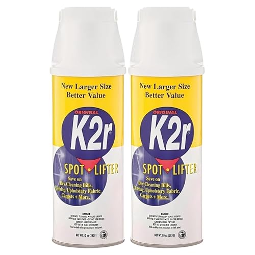 2R No Scent Spot Stain Remover 10 oz Spray - for Fabric and Upholstery - Stain Remover Clothes Laundry - Spray Wash Alternative - Pack of 2