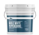 Earthborn Elements Whole White Peppercorns 1 Gallon Bucket, Mild Flavor, Bulk Size