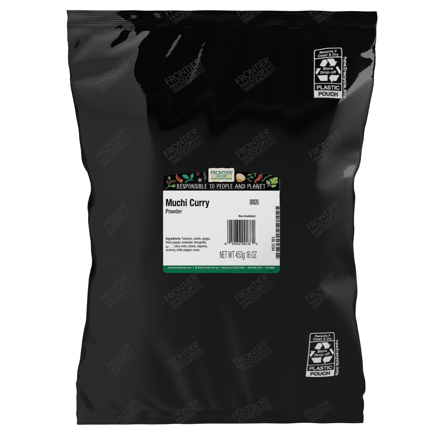 Frontier Co-Op Curry Powder, Muchi, 1 Lb., 16 Ounces