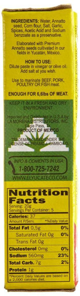 El Yucateco Paste Achiote, 3.5 oz