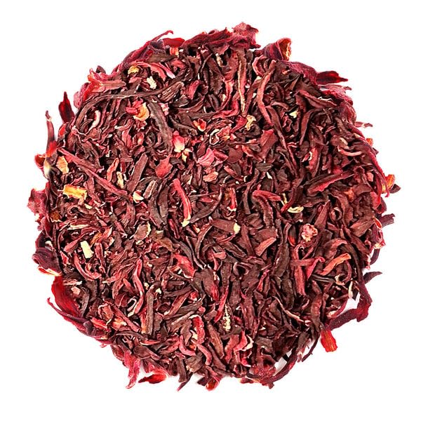 Food to Live Organic Hibiscus Flowers, 1 Pound - Cut and Sifted Loose Leaf Tea, Sourced from Egypt, Plant-Based, Vegan, Kosher, Bulk