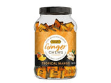 Bali's Best Ginger Chews, Tropical Mango Flavor, 1 Pound Jar, Individually Wrapped Soft Candy, Made with 100% Real Ginger, Digestive Health Support