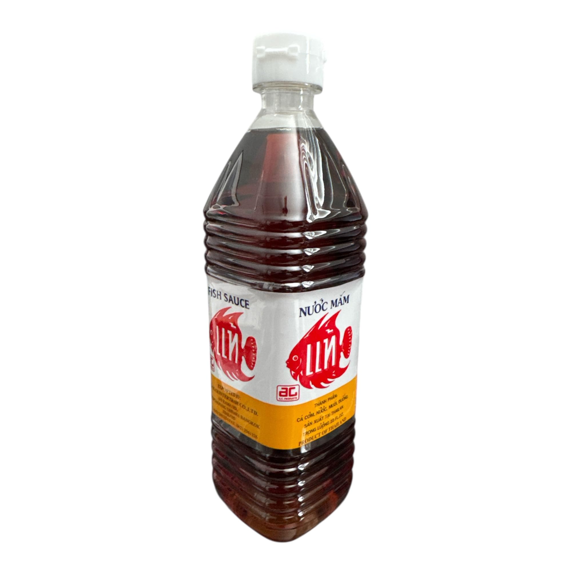 AquaNation Thai Fish Sauce (??????), Authentic Nuoc Mam from Thailand, Traditional Umami Rich Flavor, Ideal for Cooking, Dipping, and Marinades, 23 fl