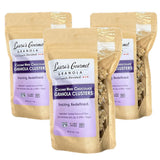 Laura’s Gourmet, Granola Snacking Clusters, Coconut White Chocolate, 5 oz. Bag 3 Pack - Organic, Vegan, Non-GMO Kosher & Certified Gluten-Free Snacks