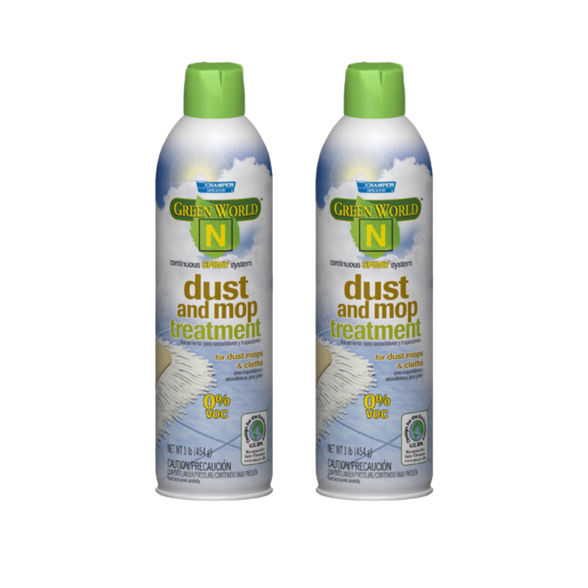 Champion Sprayon Dust and Mop Treatment. 2-14oz. Net Can.