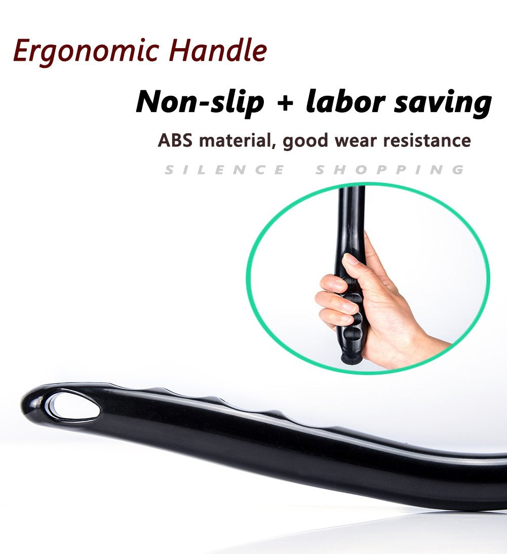 Silence Shopping Microfiber Car Windshield Easy Cleaner, Detachable Handle Brush, Cleaning Tool, Come with 2 Pads Washer Towel and 30ml Spray Bottle