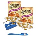 WERTHERS' ORIGINAL | SOFT CARAMELS Candies | 2 Pack, 2.22-oz. Bags, SameDay Shipping offers Free Pen