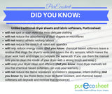 Purecosheet - Reusable Dryer Sheets | Cost effective (500+ loads), Chemical Free & Vegan Dryer Sheet | Safe For Infants & Allergy/Eczema Sufferers |