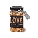 Wabash Valley Farms Popcorn Kernel Jars - Extra Large White Popping Corn in “Love” Design - Gourmet Movie Theater Style Popcorn - Unique Gift