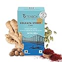 Teabox Kolkata Street Masala Chai 8.81 oz| Reminiscent Of The City Of Joy | Tea Blended With Saffron, Cardamom, Nutmeg & Ginger, With Exquisite Aromas