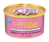 California Scents Spillproof Organic Air Freshener, Shasta Strawberry, 1.5 Ounce Canister (Pack of 4)