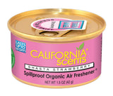 California Scents Spillproof Organic Air Freshener, Shasta Strawberry, 1.5 Ounce Canister (Pack of 4)