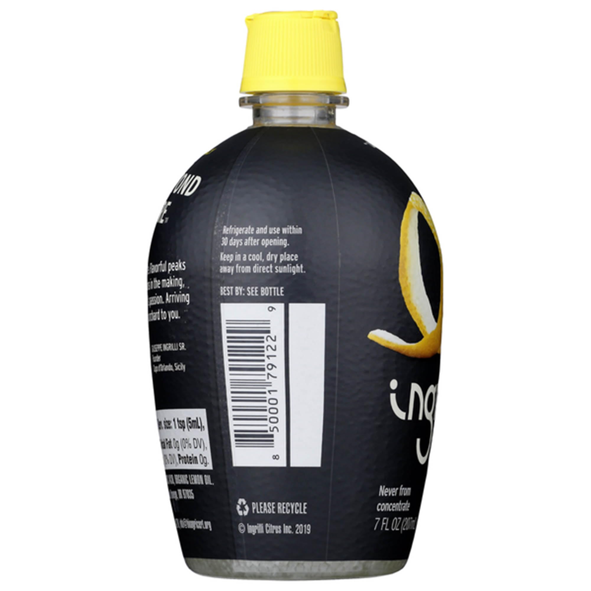 Ingrilli Organic Lemon Squeeze, 7 Fl Oz Bottle (Pack of 3)