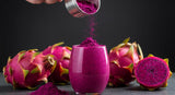Indus Farms Red Dragon Fruit Powder (Pitaya Powder) - Vibrant Pink Color for Smoothies, Drinks & Baking - Fine Easy-Mix Powder for Natural Coloring