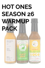 Hot Ones Hot Sauce Challenge Set - Season 26 Warmup - Hot Sauces Gift Sets - Hot Sauce Variety Pack - Unique Small Batch Sampler Gift Set - 5 fl oz