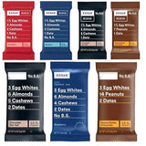 RXBAR Protein Bar Variety Pack, Regular & Mini Bars, 21 Count - Chocolate Sea Salt, Peanut Butter Chocolate, Blueberry & Strawberry - Whole Food