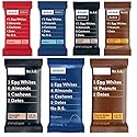 RXBAR Protein Bar Variety Pack, Regular & Mini Bars, 21 Count - Chocolate Sea Salt, Peanut Butter Chocolate, Blueberry & Strawberry - Whole Food