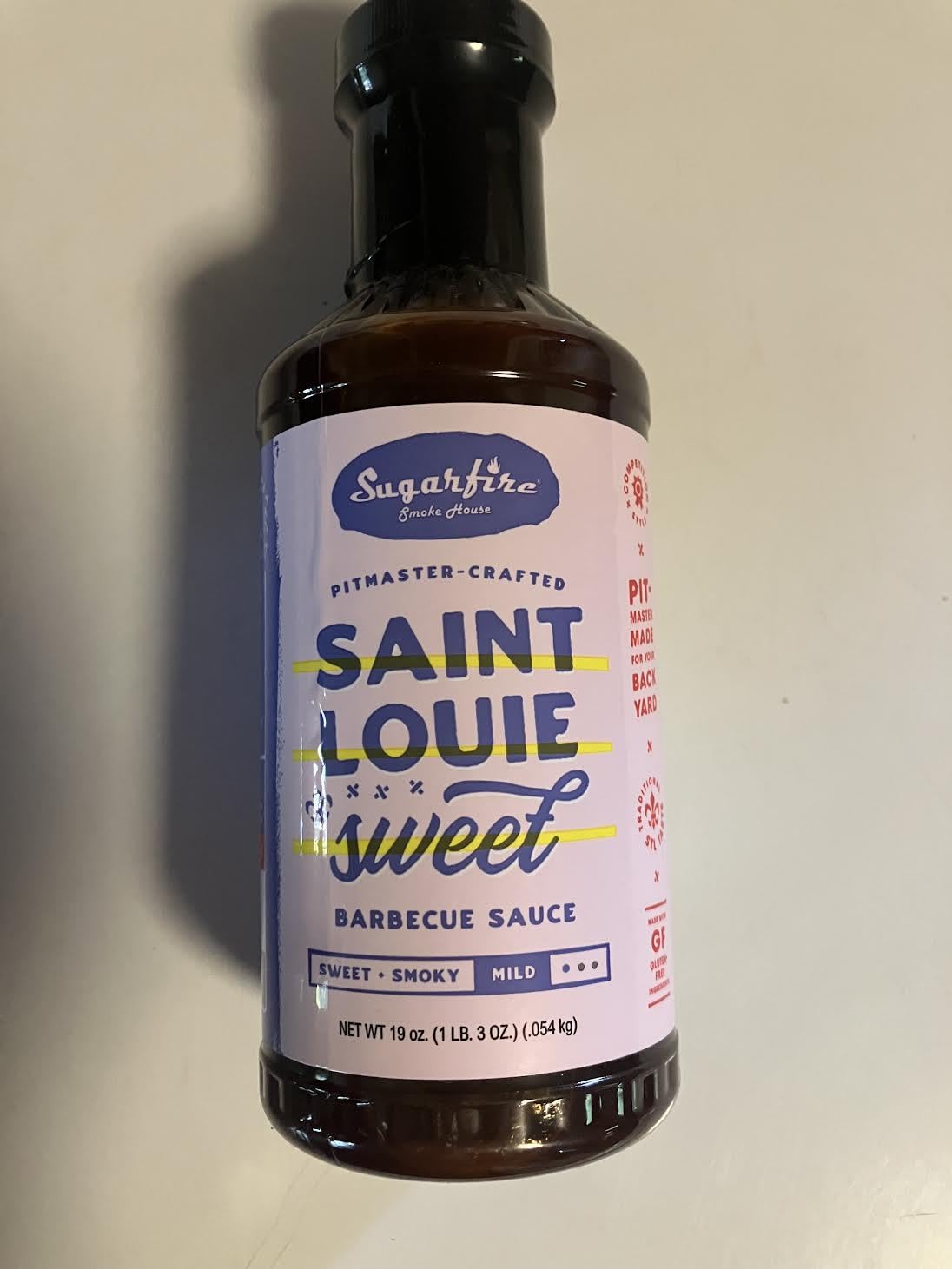Sugarfire Saint Louie Sweet Barbecue Sauce - 19 Ounce Bottle