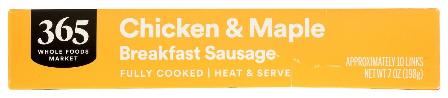 365 by Whole Foods Market, Chicken Sausage Breakfast Link Maple, Step 2, 7 oz