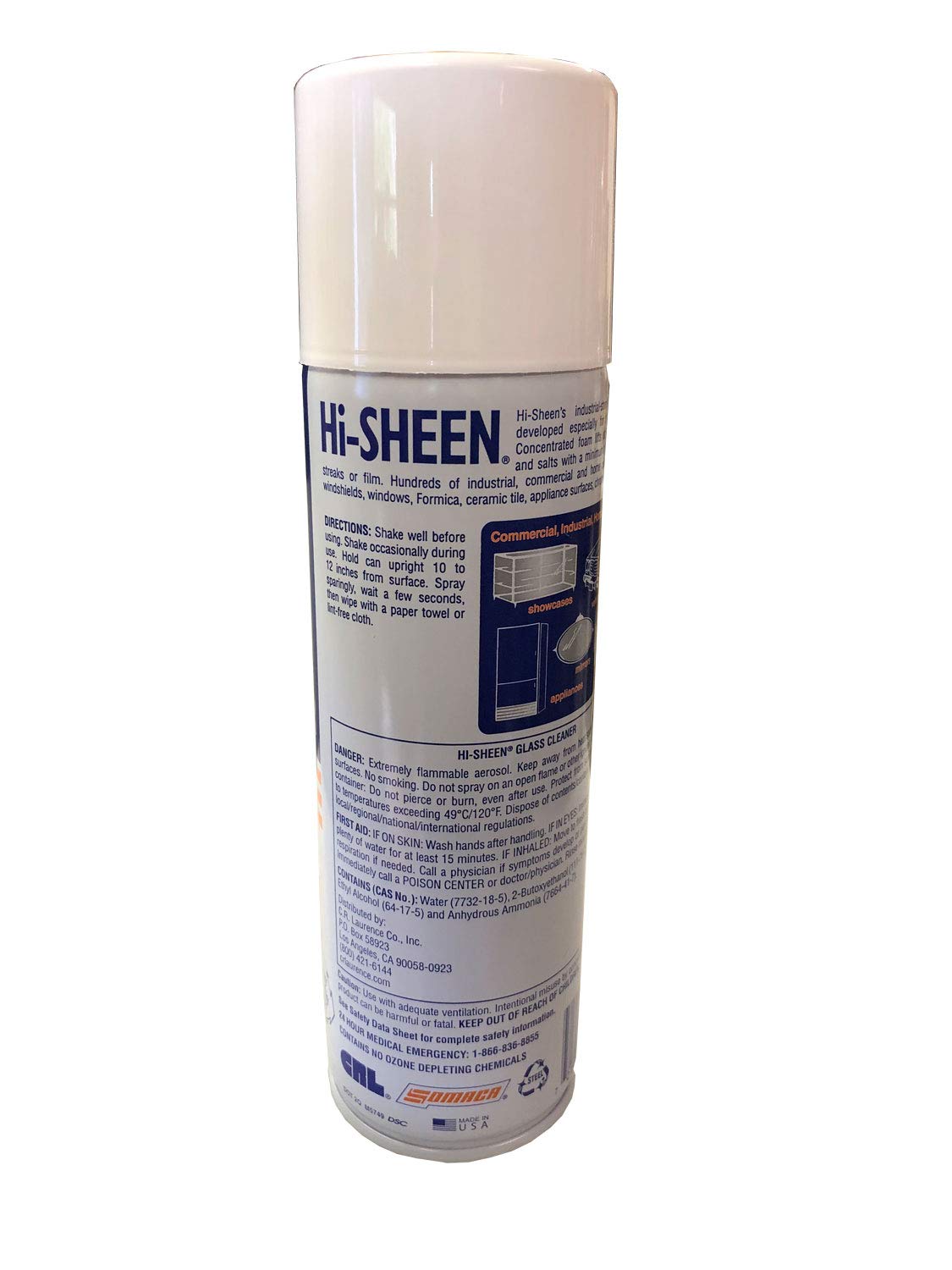 Somaca Hi Sheen Glass Cleaner - 19 oz. Can