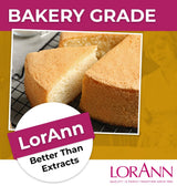 LorAnn Butter Vanilla Bakery Emulsion, 4 oz - Intense Butter Vanilla Flavor Extract for Baking, Cookies, Frosting, Ice Cream, Smoothies and Beverage