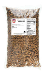 American Best Food Almonds - Resealable Bag | Kosher | Premium Almonds for Snacking, Cooking & Baking (10 LB, Raw)