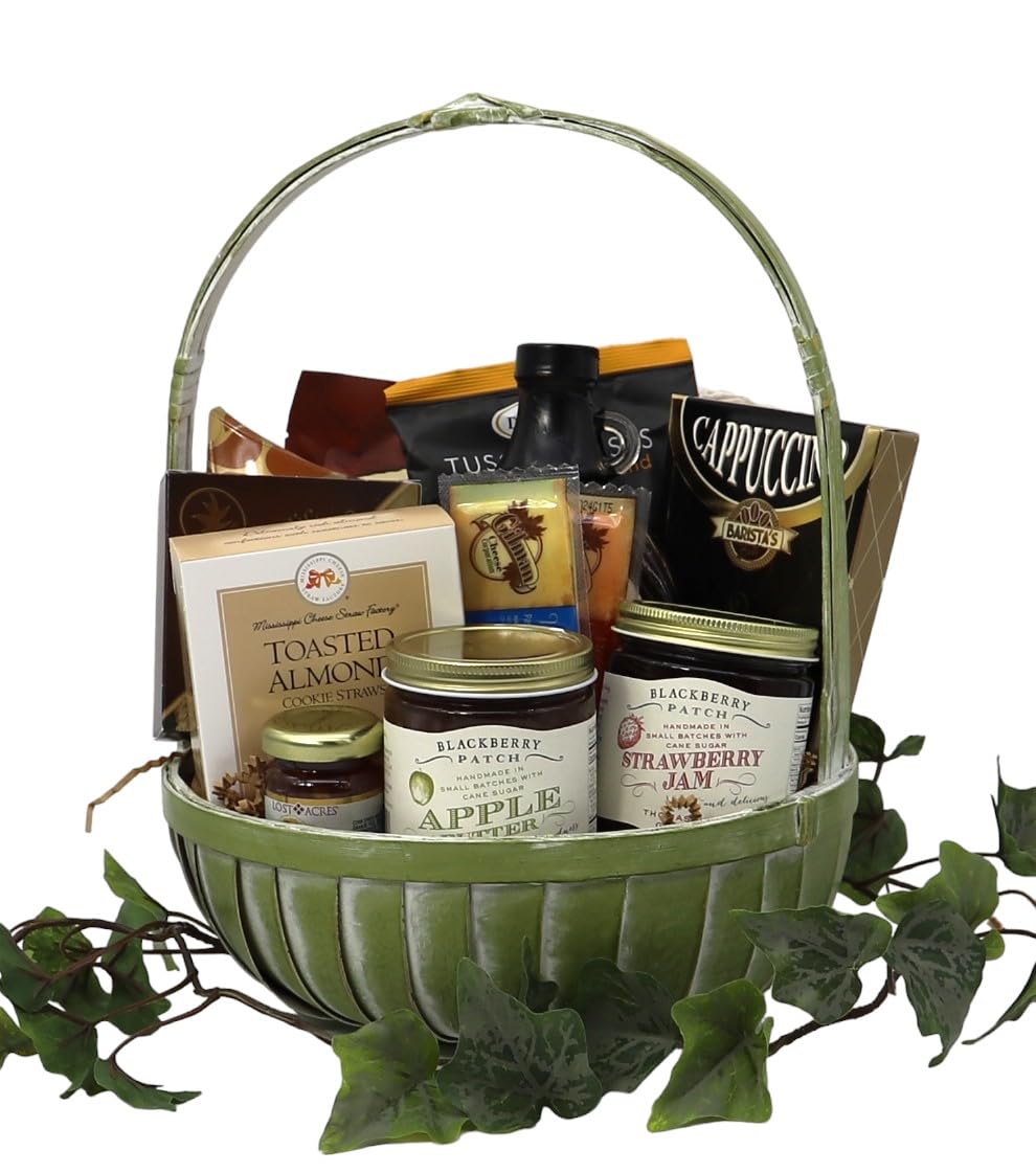 Gift Basket Village - Gourmet Country Sampler Gift Basket: Pancake Mix, Coffee, Syrup, Cheeses, and More, Perfect for Any Occasion, Handcrafted in the
