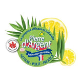 MJ Eco Nature I 300gr Natural Multi purpose Surface Cleaner and Polish - Pierre blanche de nettoyage - Pierre d'argent - Made in France (300g Lemon)