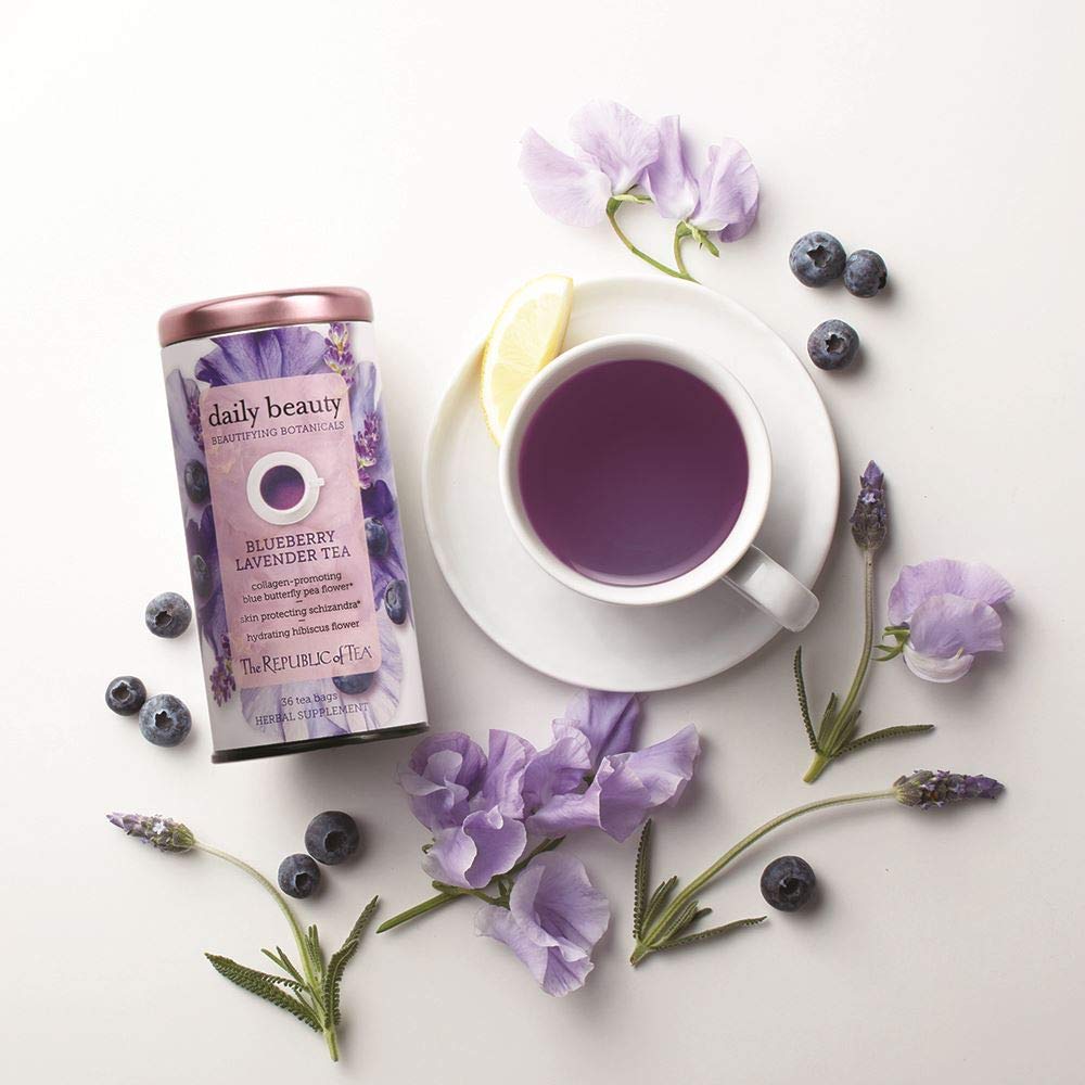 The Republic of Tea Day of Beauty Tea Combo Pack, Daily Beauty Herbal Tea and Clean Beauty Herbal Tea