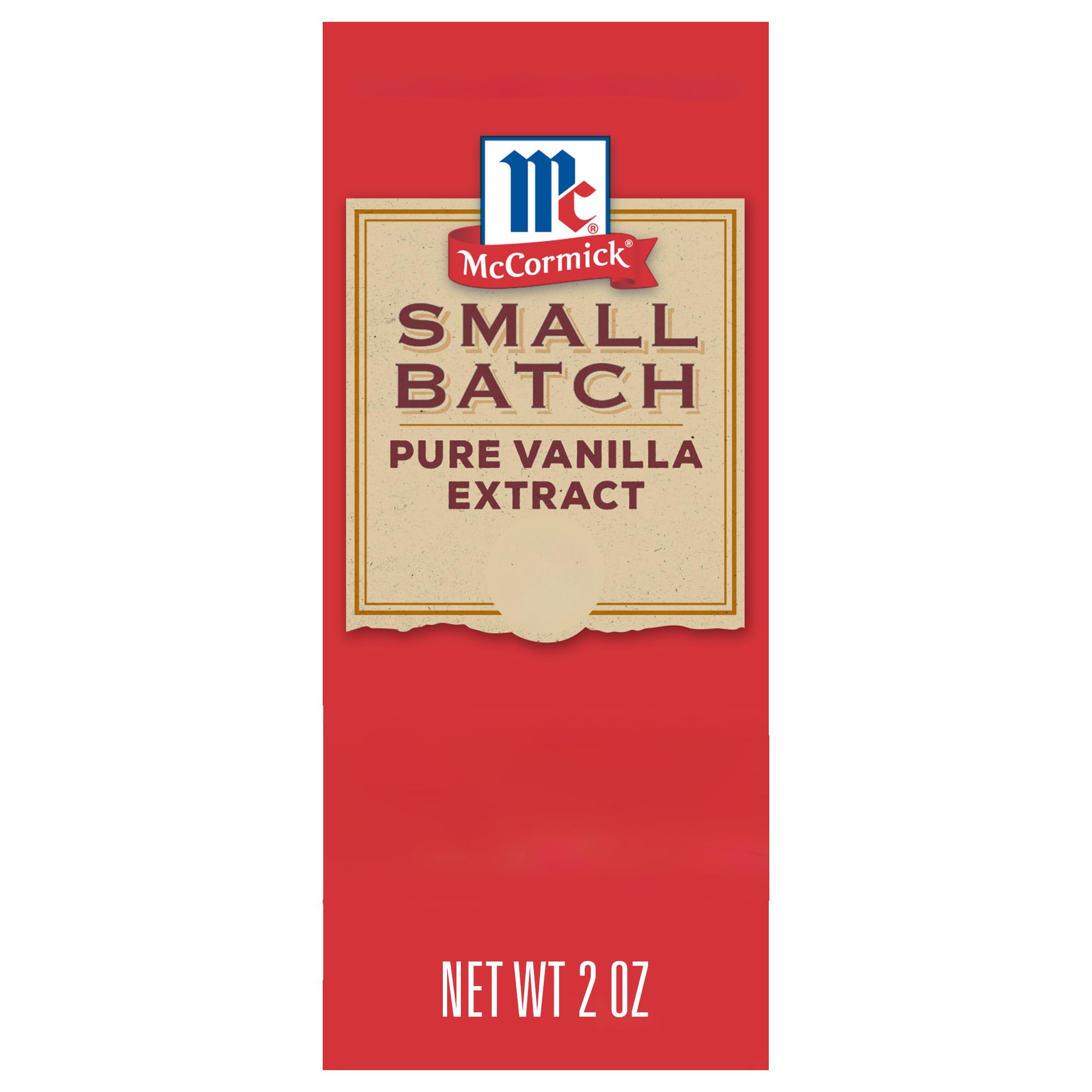 McCormick Vanilla Extract, Pure, Small Batch, No Corn Syrup, Gluten Free, Kosher, Bold, Made From Beans Harvested in Madagascar, Extracted in Small