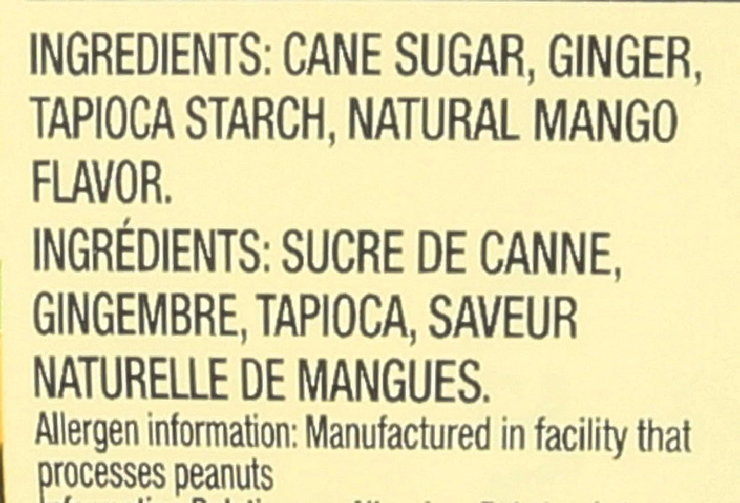 Chimes Ginger Chews 1.5 Oz. - Pack of 3 (Mango)
