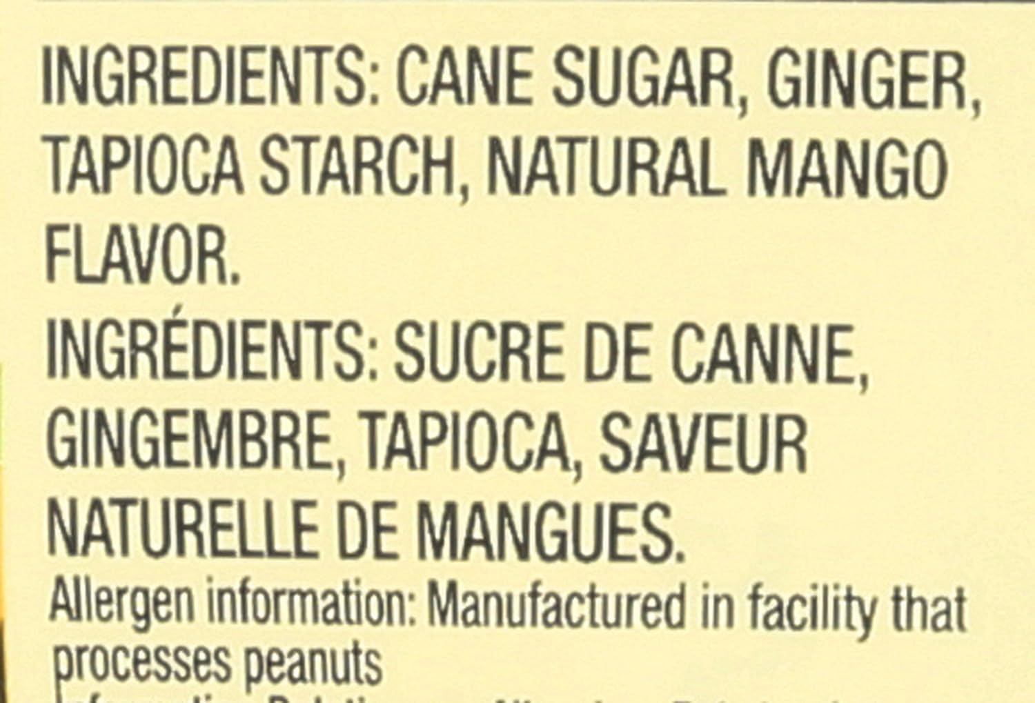Chimes Ginger Chews 1.5 Oz. - Pack of 3 (Mango)