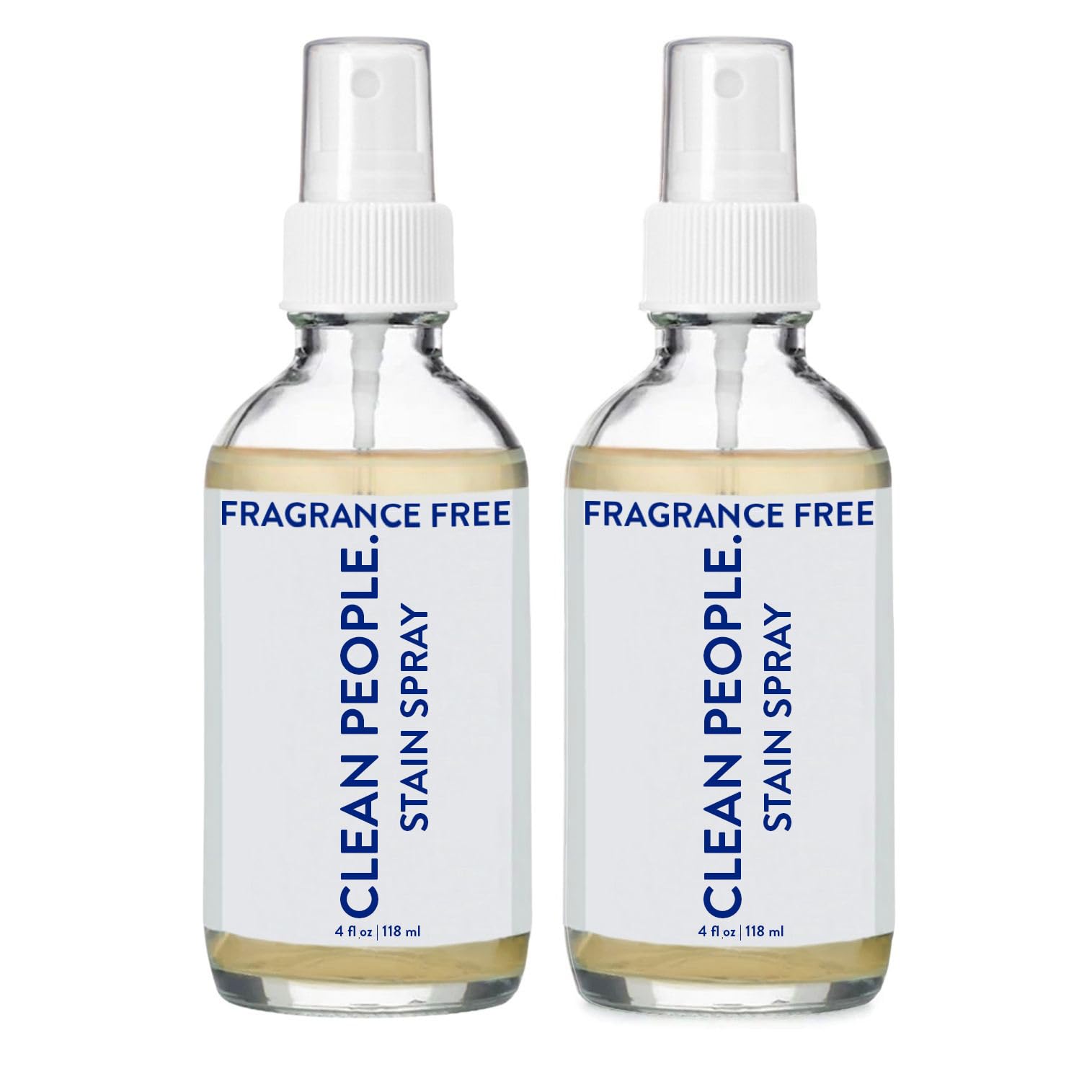The Clean People Stain Remover Spray - Simple, Clean Ingredients - Laundry Spot Treatment for Food, Pet & Baby Stains - Boosted with Enzymes - Fabric