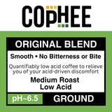 Low Acid Coffee - Medium Roast Coffee Pods - Smooth 100% Arabica, Non-GMO - pH Balanced Coffee for Sensitive Stomachs, Acid Reflux, GERD & Heartburn