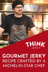 Think Jerky Sweet Chipotle Beef Jerky, Grass-Fed High Protein Beef, Gluten Free, No Antibiotics or Nitrates, Healthy Chef Crafted Recipe, Low Calorie